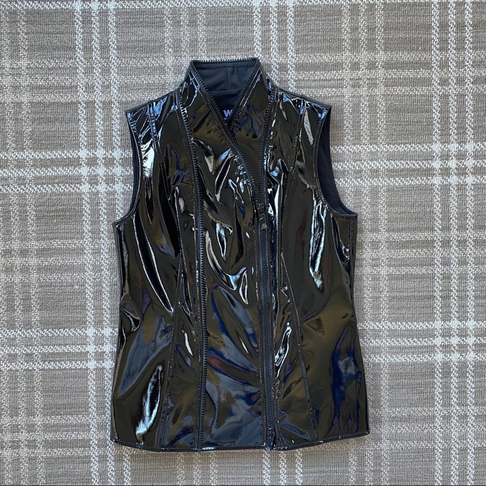 Patent Faux Leather Vest
